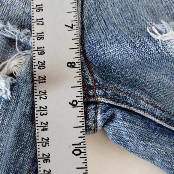 ONE TEASPOON Awesome Baggies Jeans Size 24 Bue Destroyed Distressed Low Waist - Picture 12 of 16